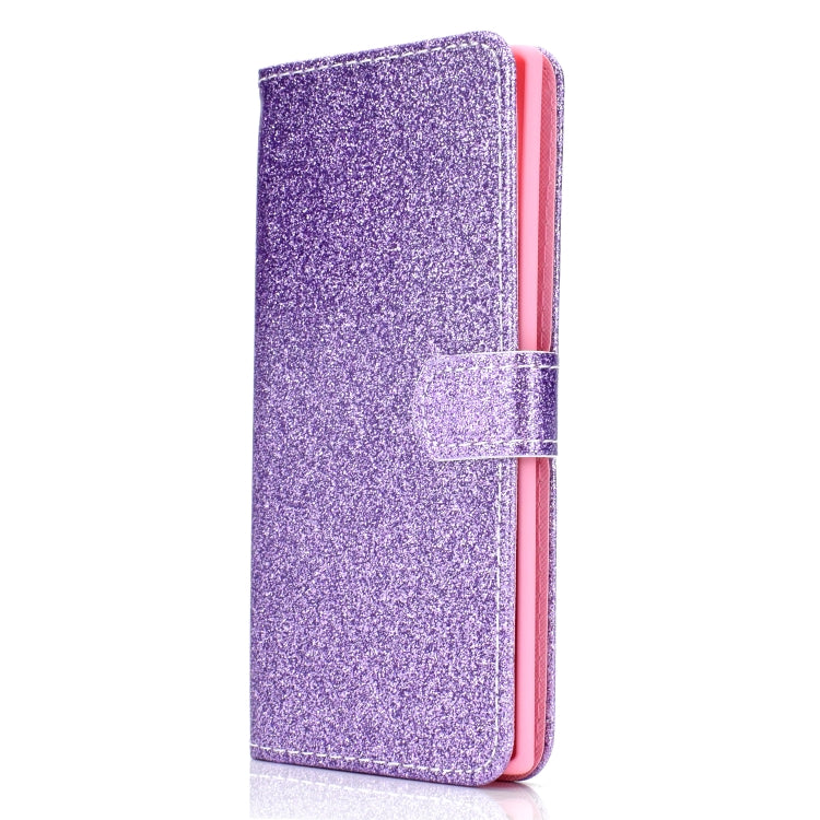 For Samsung Galaxy Note 10 Pro Glitter Powder Horizontal Flip Leather Case with Card Slots & Holder & Photo Frame & Wallet