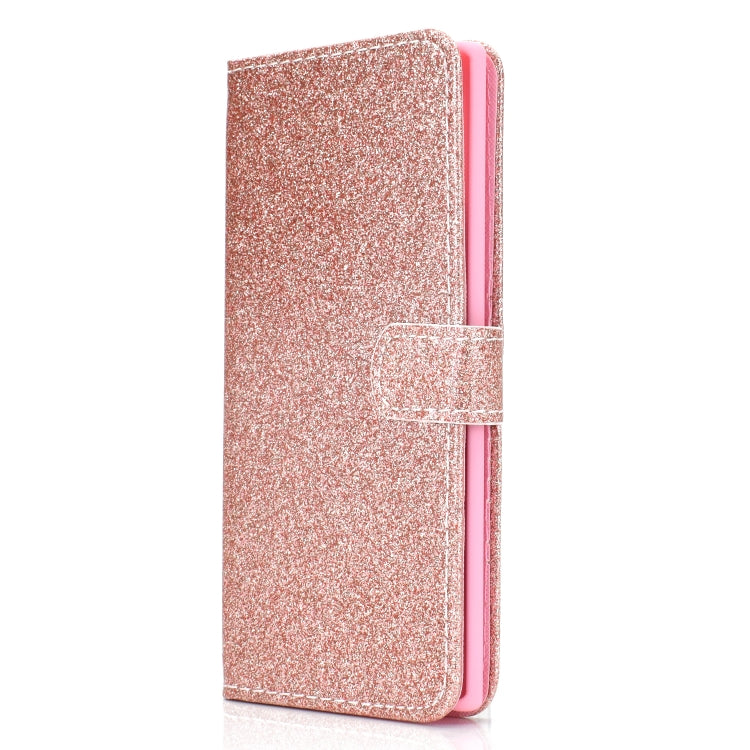 For Samsung Galaxy Note 10 Pro Glitter Powder Horizontal Flip Leather Case with Card Slots & Holder & Photo Frame & Wallet