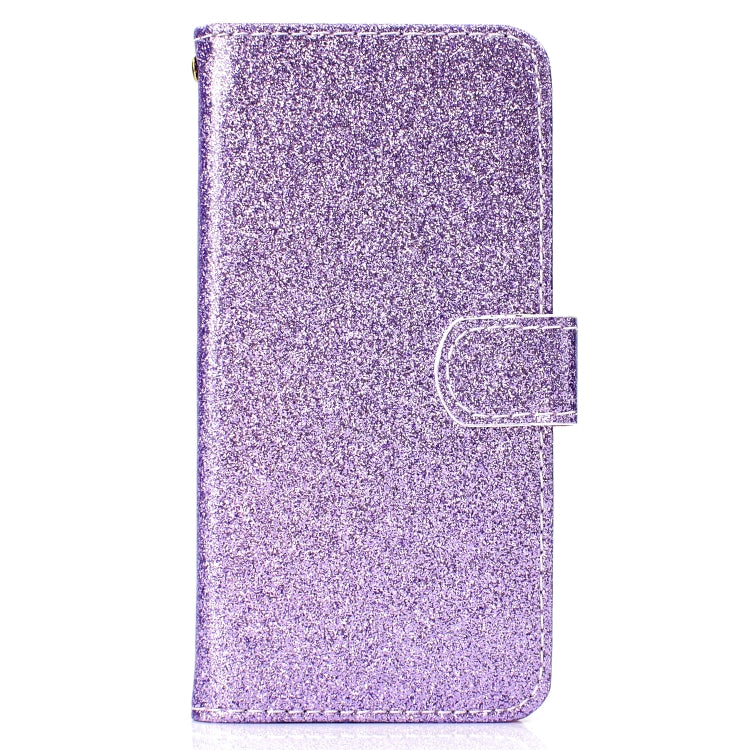 For Samsung Galaxy S9 Glitter Powder Horizontal Flip Leather Case with Card Slots & Holder & Photo Frame & Wallet