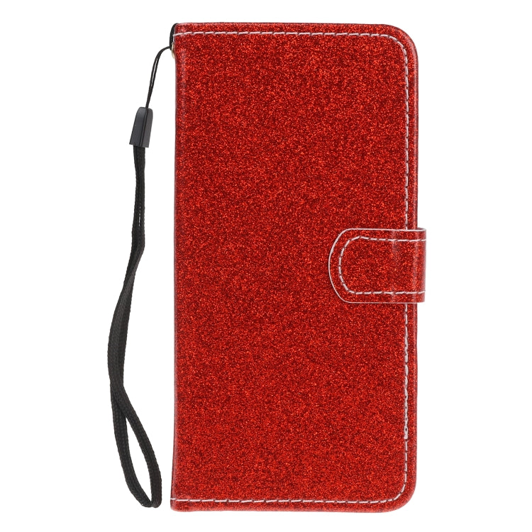 For Samsung Galaxy S10 Glitter Powder Horizontal Flip Leather Case with Card Slots & Holder & Photo Frame & Wallet