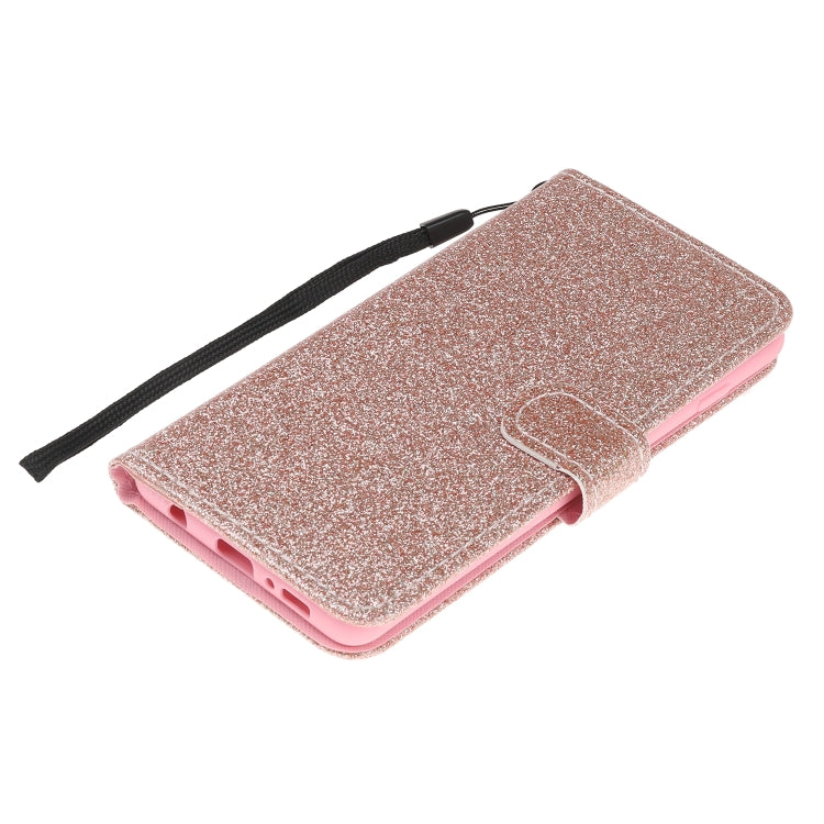 For Samsung Galaxy S10 Glitter Powder Horizontal Flip Leather Case with Card Slots & Holder & Photo Frame & Wallet
