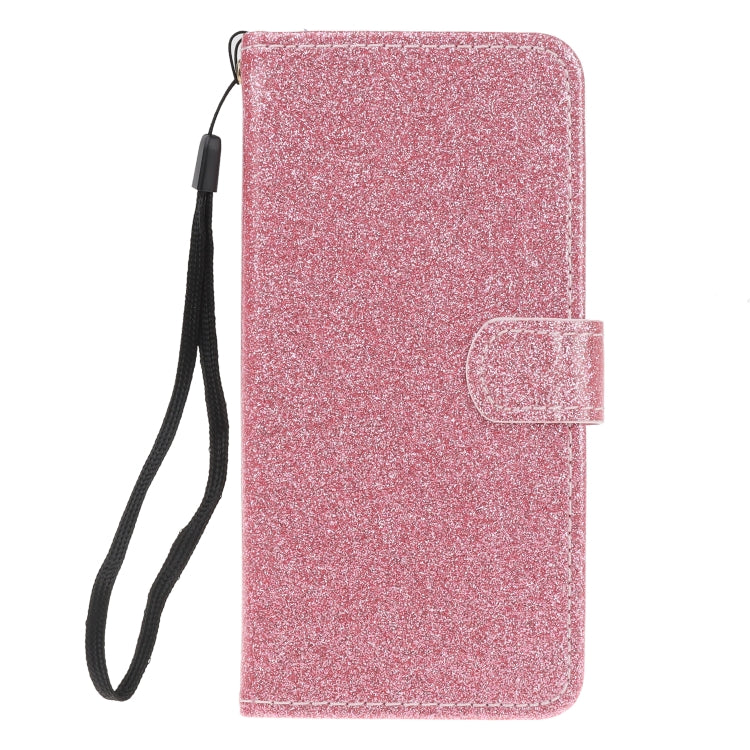 For Samsung Galaxy S10e Glitter Powder Horizontal Flip Leather Case with Card Slots & Holder & Photo Frame & Wallet