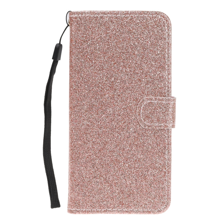 For Samsung Galaxy S10e Glitter Powder Horizontal Flip Leather Case with Card Slots & Holder & Photo Frame & Wallet
