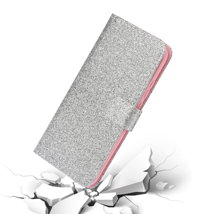 For Samsung Galaxy S20 Glitter Powder Horizontal Flip Leather Case with Card Slots & Holder & Photo Frame & Wallet