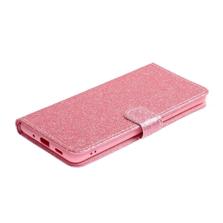 For Samsung Galaxy S20 Glitter Powder Horizontal Flip Leather Case with Card Slots & Holder & Photo Frame & Wallet