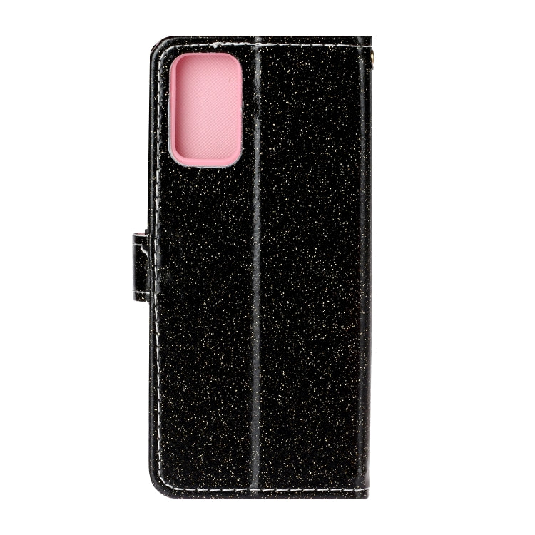 For Samsung Galaxy S20 Glitter Powder Horizontal Flip Leather Case with Card Slots & Holder & Photo Frame & Wallet