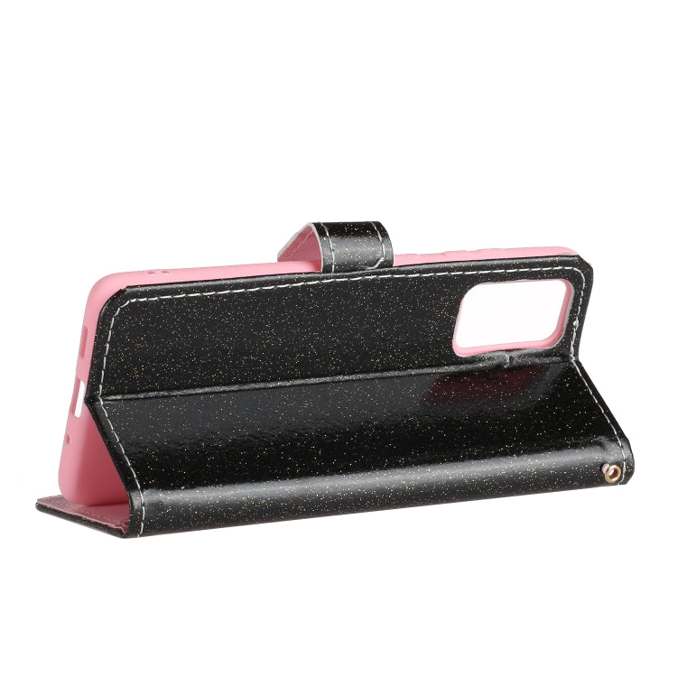 For Samsung Galaxy S20 Glitter Powder Horizontal Flip Leather Case with Card Slots & Holder & Photo Frame & Wallet