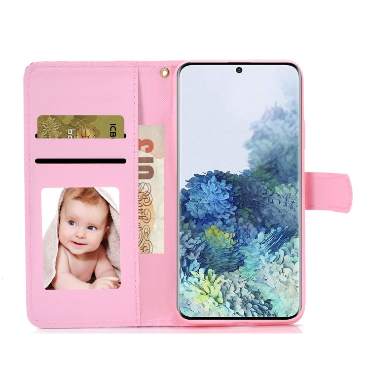 For Samsung Galaxy S20 Glitter Powder Horizontal Flip Leather Case with Card Slots & Holder & Photo Frame & Wallet