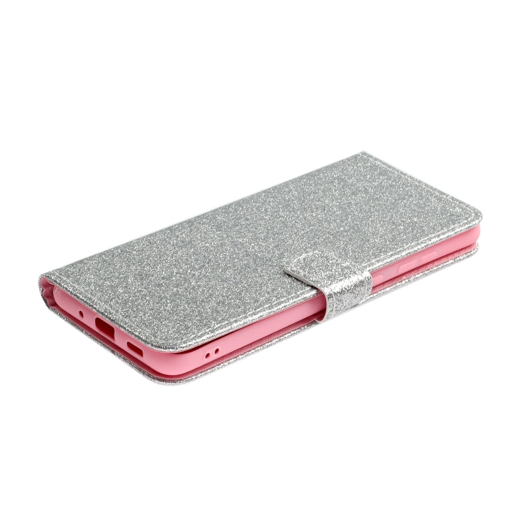For Samsung Galaxy S20 Plus Glitter Powder Horizontal Flip Leather Case with Card Slots & Holder & Photo Frame & Wallet