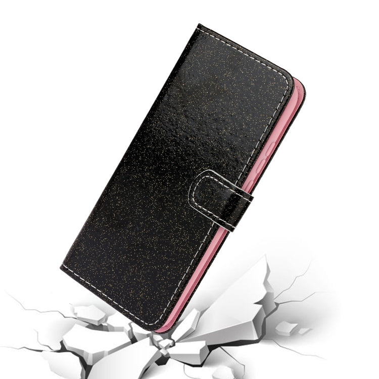 For Samsung Galaxy S20 Plus Glitter Powder Horizontal Flip Leather Case with Card Slots & Holder & Photo Frame & Wallet