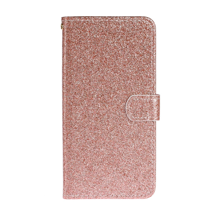 For Samsung Galaxy S20 Plus Glitter Powder Horizontal Flip Leather Case with Card Slots & Holder & Photo Frame & Wallet