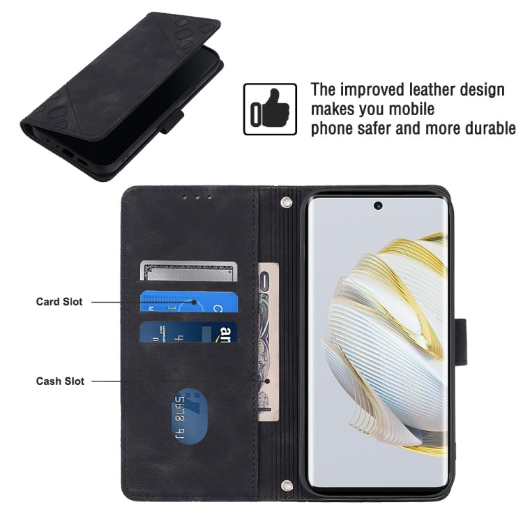 For Huawei nova 10 Skin-feel Embossed Leather Phone Case