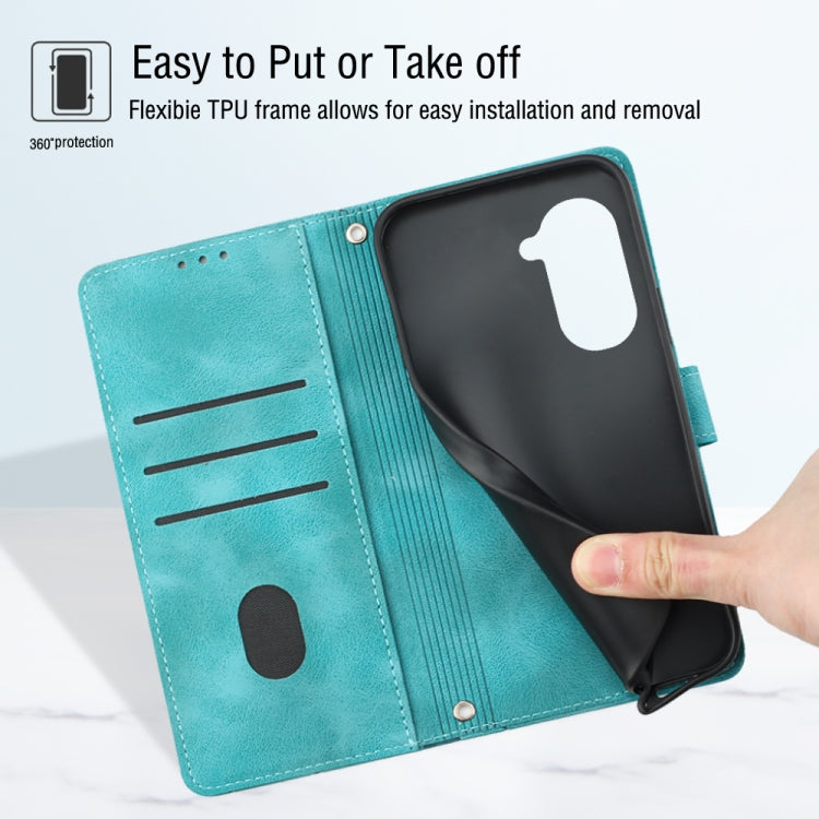 For Huawei nova 10 Skin-feel Embossed Leather Phone Case