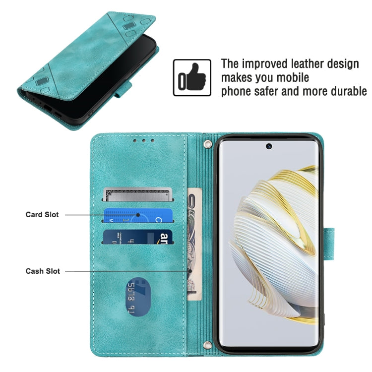 For Huawei nova 10 Skin-feel Embossed Leather Phone Case