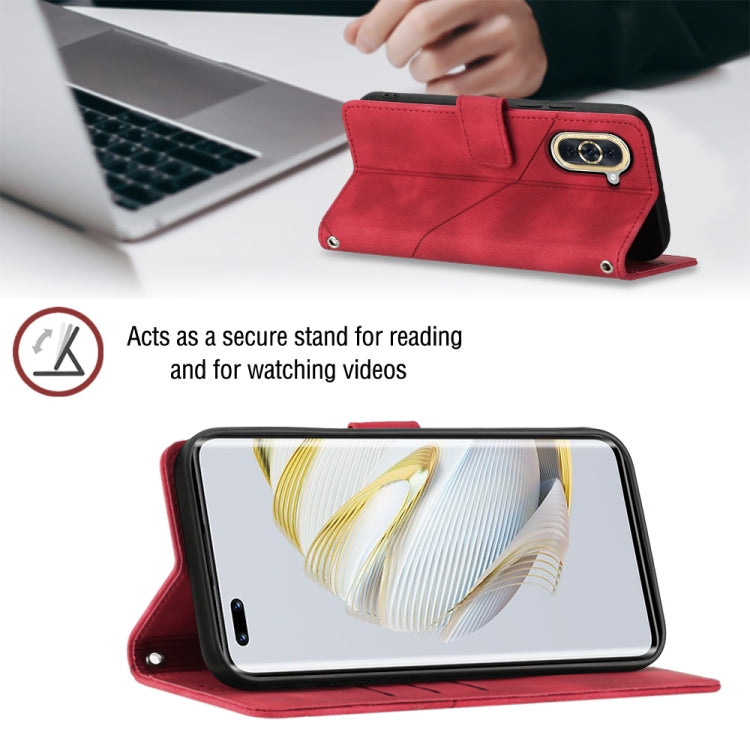 For Huawei nova 10 Pro Skin-feel Embossed Leather Phone Case