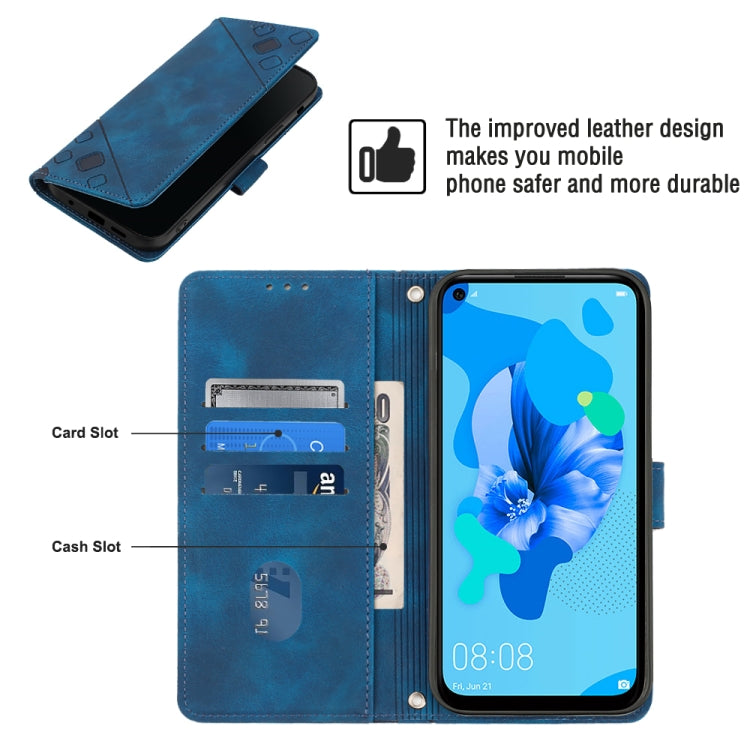 For Huawei P20 lite 2019 / nova 5i Skin-feel Embossed Leather Phone Case