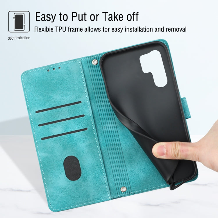 For Huawei P30 Pro Skin-feel Embossed Leather Phone Case