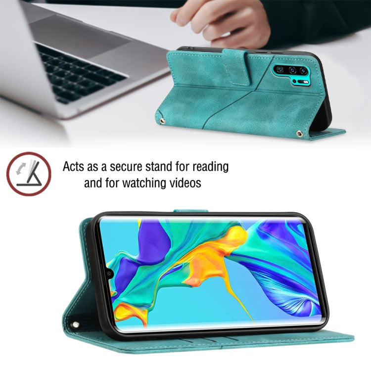 For Huawei P30 Pro Skin-feel Embossed Leather Phone Case