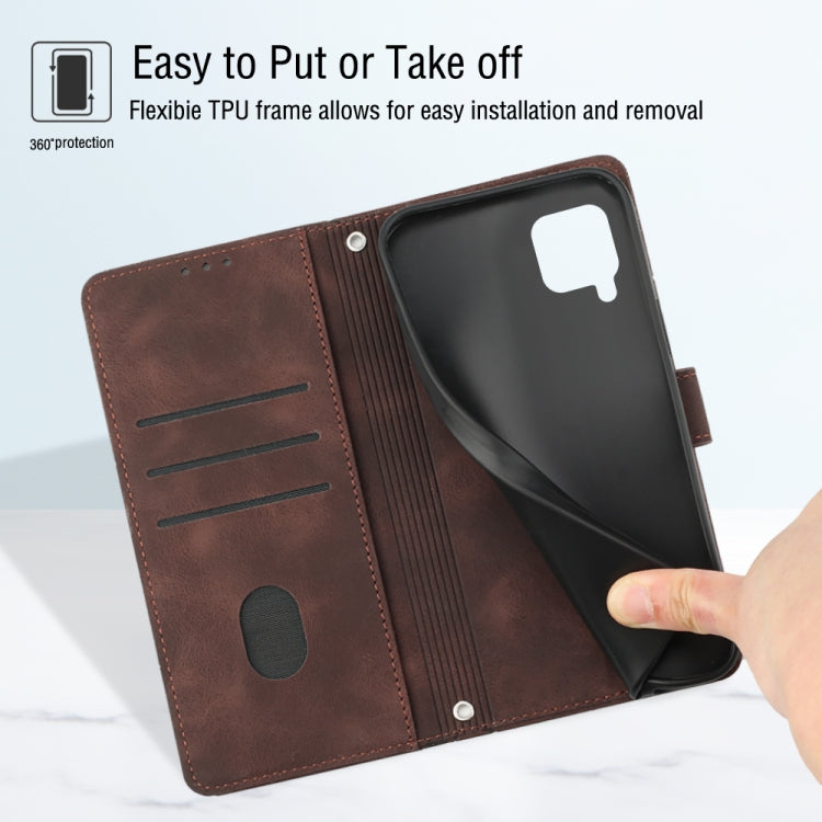 For Huawei P40 lite/nova 6 SE / nova 7i Skin-feel Embossed Leather Phone Case