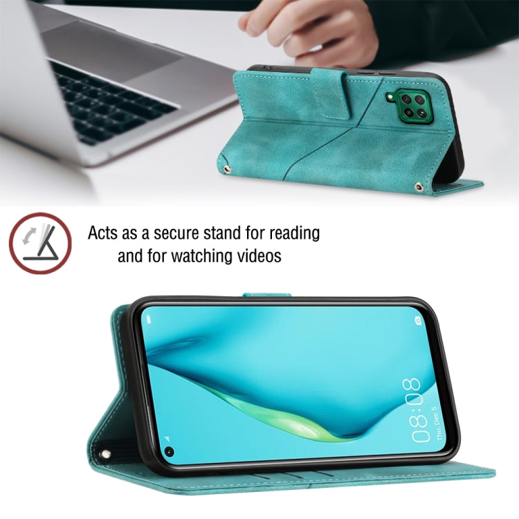 For Huawei P40 lite/nova 6 SE / nova 7i Skin-feel Embossed Leather Phone Case