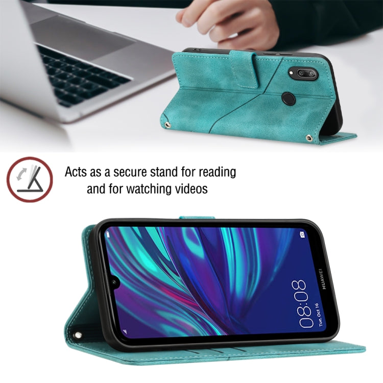 For Huawei Y7 2019 / Enjoy 9 Skin-feel Embossed Leather Phone Case