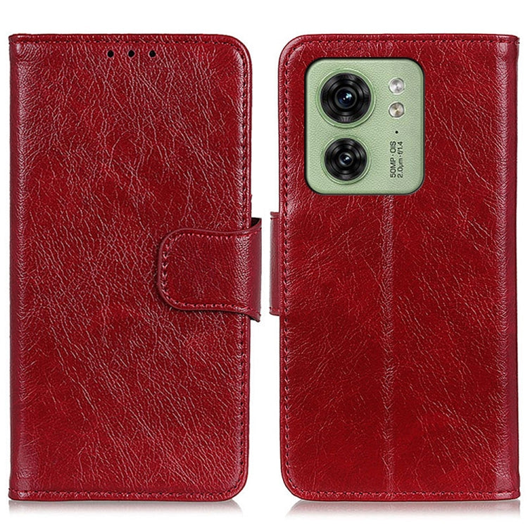 For Motorola Moto Edge 40 Nappa Texture Flip Leather Phone Case