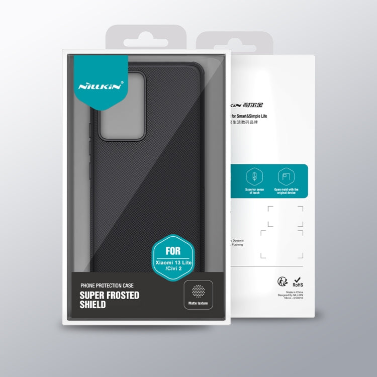 For Xiaomi 13 Lite / Civi 2 NILLKIN Frosted Shield Pro PC + TPU Phone Case
