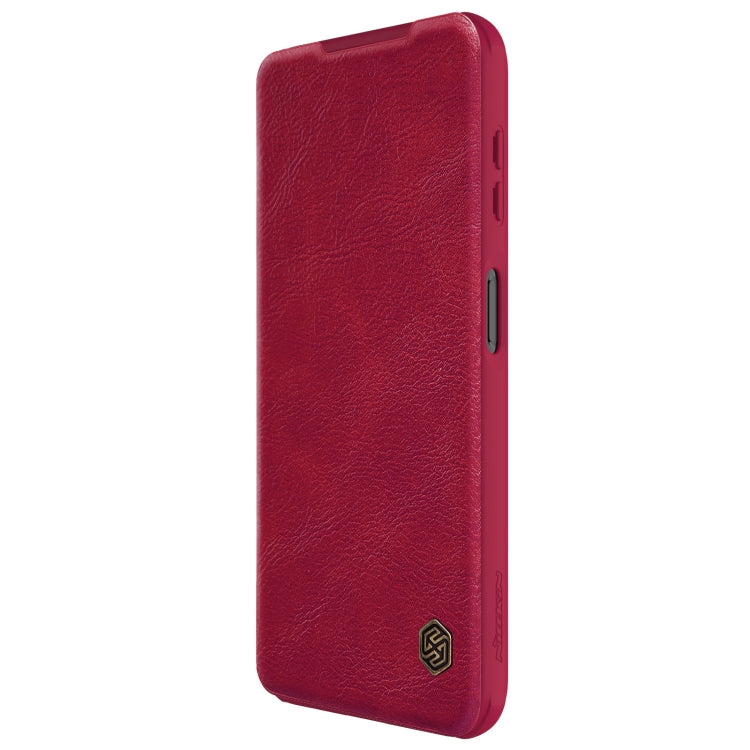 For Samsung Galaxy A14 4G NILLKIN QIN Series Pro Sliding Camera Cover Design Leather Phone Case