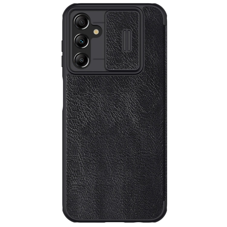 For Samsung Galaxy A14 4G NILLKIN QIN Series Pro Sliding Camera Cover Design Leather Phone Case