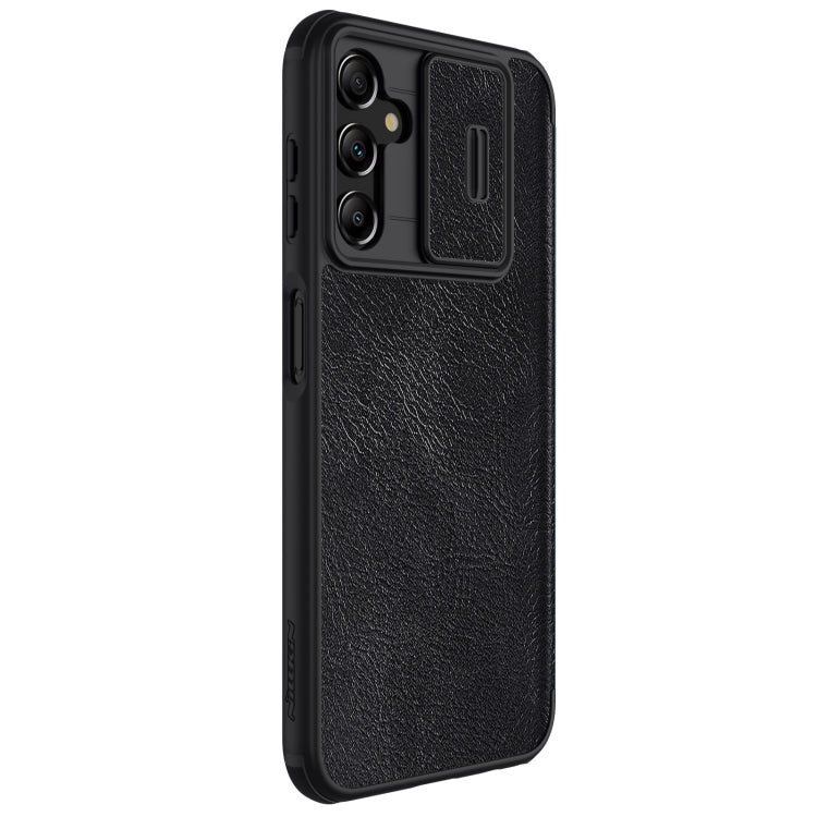 For Samsung Galaxy A14 4G NILLKIN QIN Series Pro Sliding Camera Cover Design Leather Phone Case