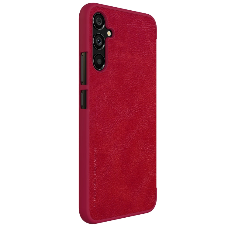 For Samsung Galaxy A34 5G NILLKIN QIN Series Crazy Horse Texture Leather Case