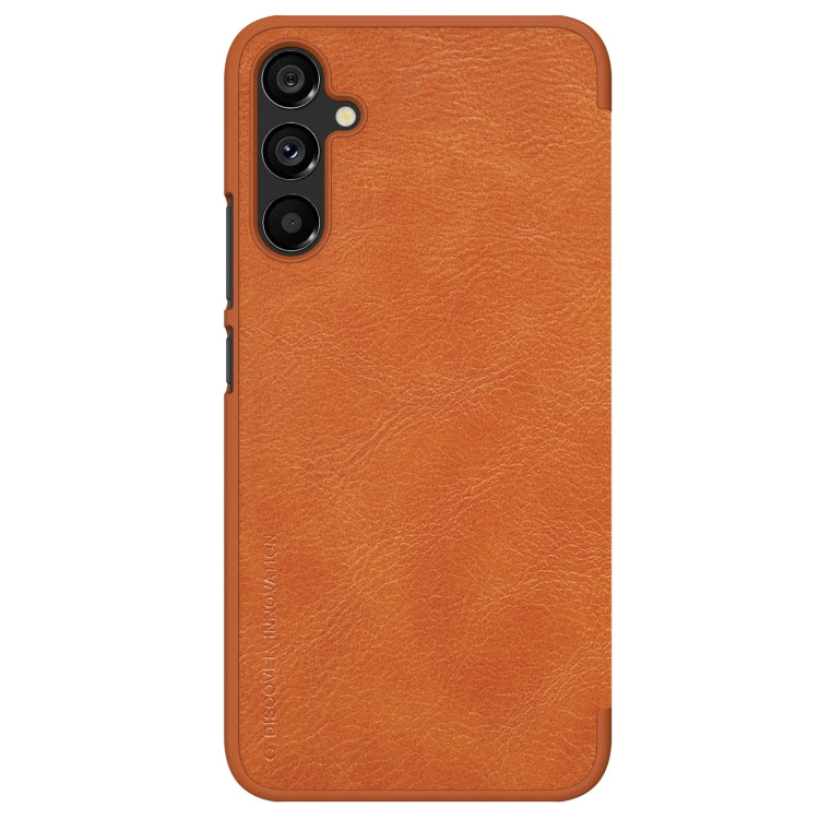 For Samsung Galaxy A34 5G NILLKIN QIN Series Crazy Horse Texture Leather Case