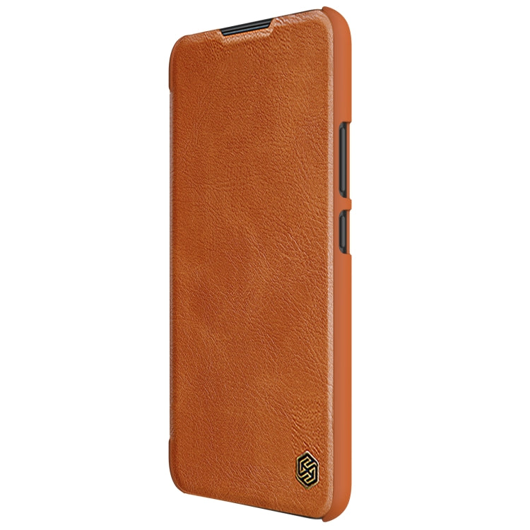 For Samsung Galaxy A34 5G NILLKIN QIN Series Crazy Horse Texture Leather Case