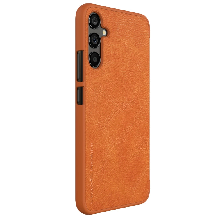For Samsung Galaxy A34 5G NILLKIN QIN Series Crazy Horse Texture Leather Case