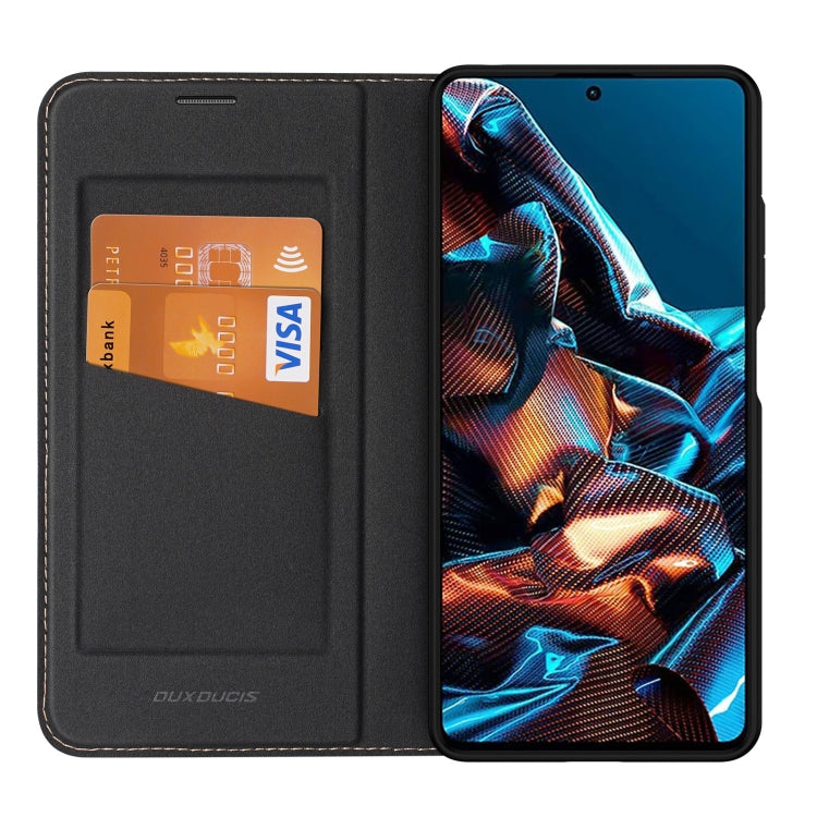 For Xiaomi Redmi Note 12 Pro 5G Global / Poco X5 Pro 5G DUX DUCIS Skin X2 Series Horizontal Flip Leather Phone Case