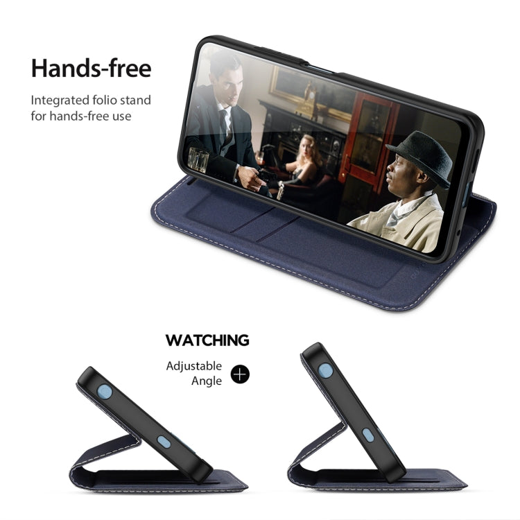 For Xiaomi Redmi Note 12 4G Global DUX DUCIS Skin X2 Series Horizontal Flip Leather Phone Case