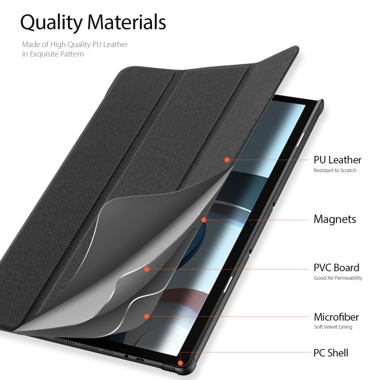For Xiaomi Book S 12.4 inch DUX DUCIS Domo Series Horizontal Flip Magnetic PU Tablet Case