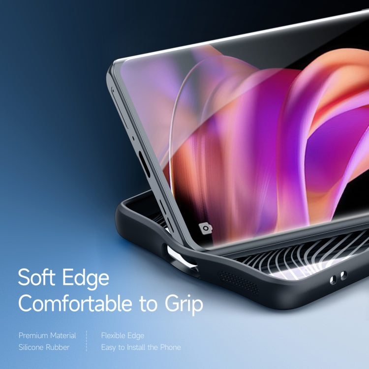 For OPPO Reno9 Pro+ DUX DUCIS Aimo Series TPU + PC Frosted Feel Phone Case(Black)