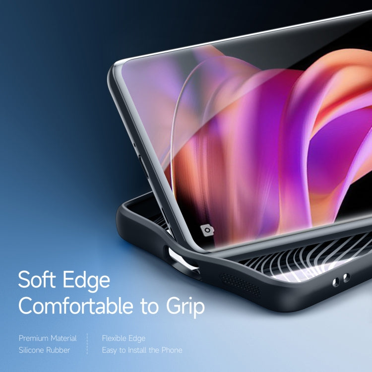 For OPPO Reno9 / Reno9 Pro DUX DUCIS Aimo Series TPU + PC Frosted Feel Phone Case(Black)