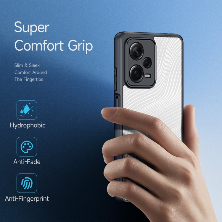 For Xiaomi Redmi Note 12 Pro+ 5G Global DUX DUCIS Aimo Series TPU + PC Frosted Feel Phone Case(Black)