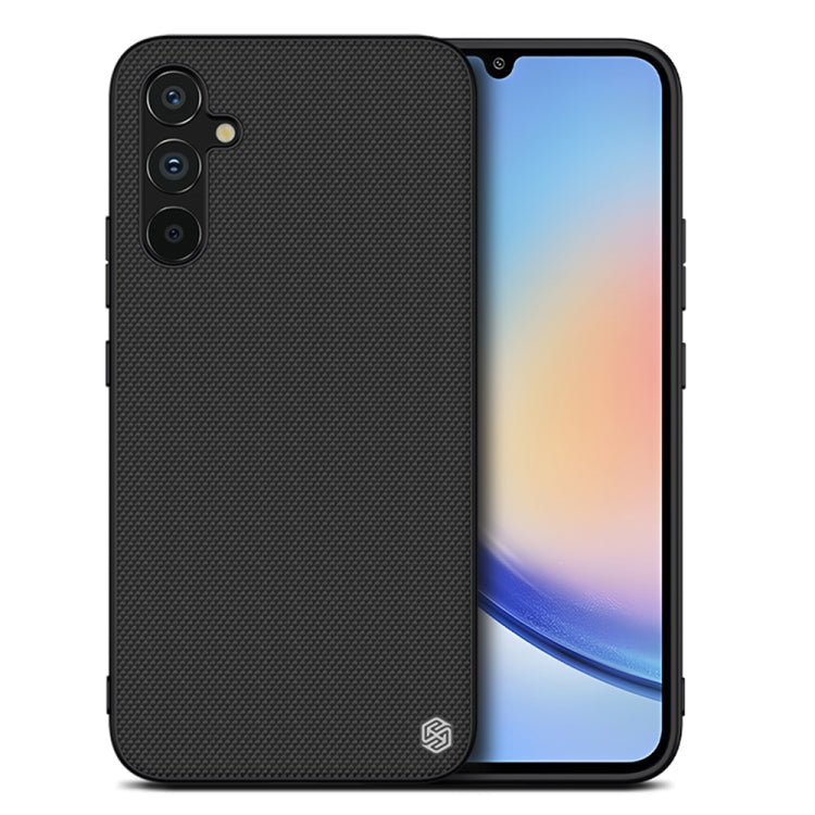 For Samsung Galaxy A34 5G NILLKIN Shockproof TPU + PC Textured Phone Case(Black)