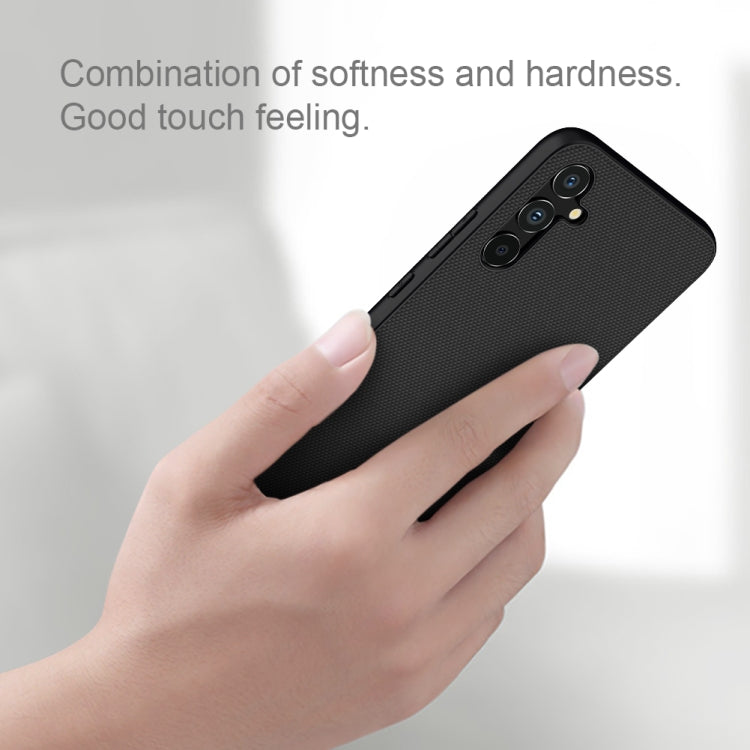 For Samsung Galaxy A34 5G NILLKIN Shockproof TPU + PC Textured Phone Case(Black)