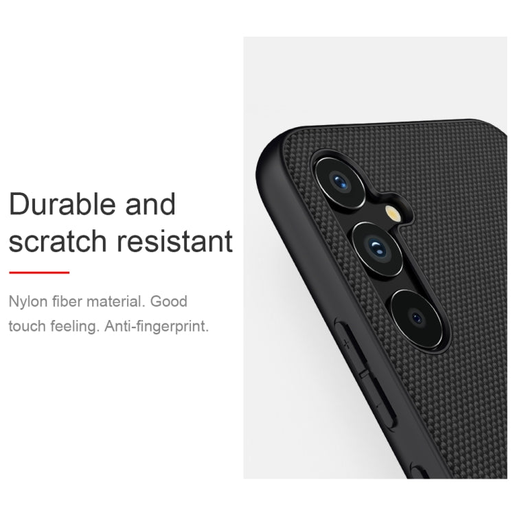 For Samsung Galaxy A34 5G NILLKIN Shockproof TPU + PC Textured Phone Case(Black)