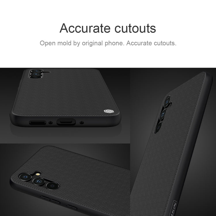 For Samsung Galaxy A34 5G NILLKIN Shockproof TPU + PC Textured Phone Case(Black)