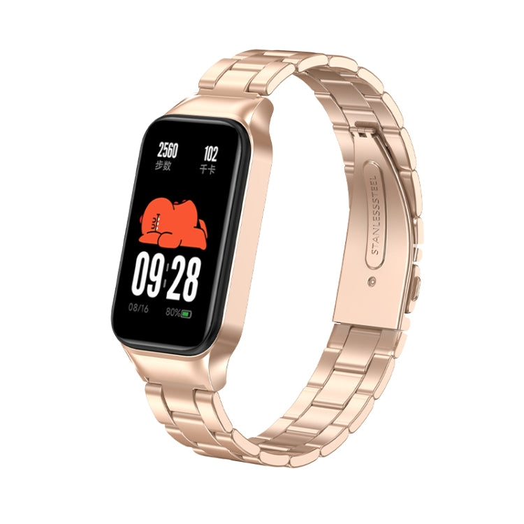 For Redmi Band 2 Three-bead Metal Watch Band