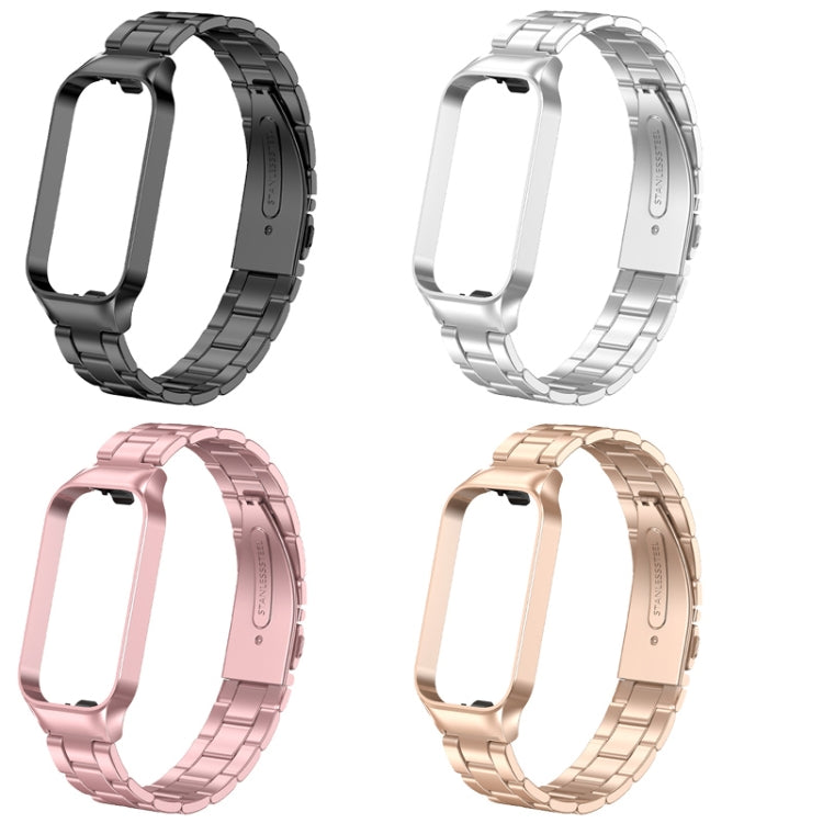 For Redmi Band 2 Three-bead Metal Watch Band
