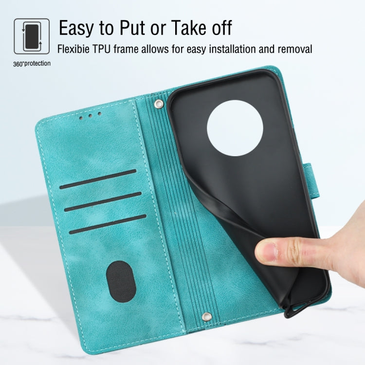 For Honor Magic4 Lite/X30/X9 4G/5G/X40 GT Skin-feel Embossed Leather Phone Case