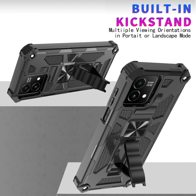 For Motorola Moto G Stylus 5G 2023 Shockproof TPU + PC Magnetic Phone Case with Holder