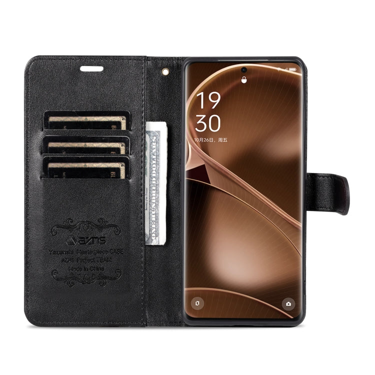 For OPPO Find X6 AZNS Sheepskin Texture Flip Leather Phone Case