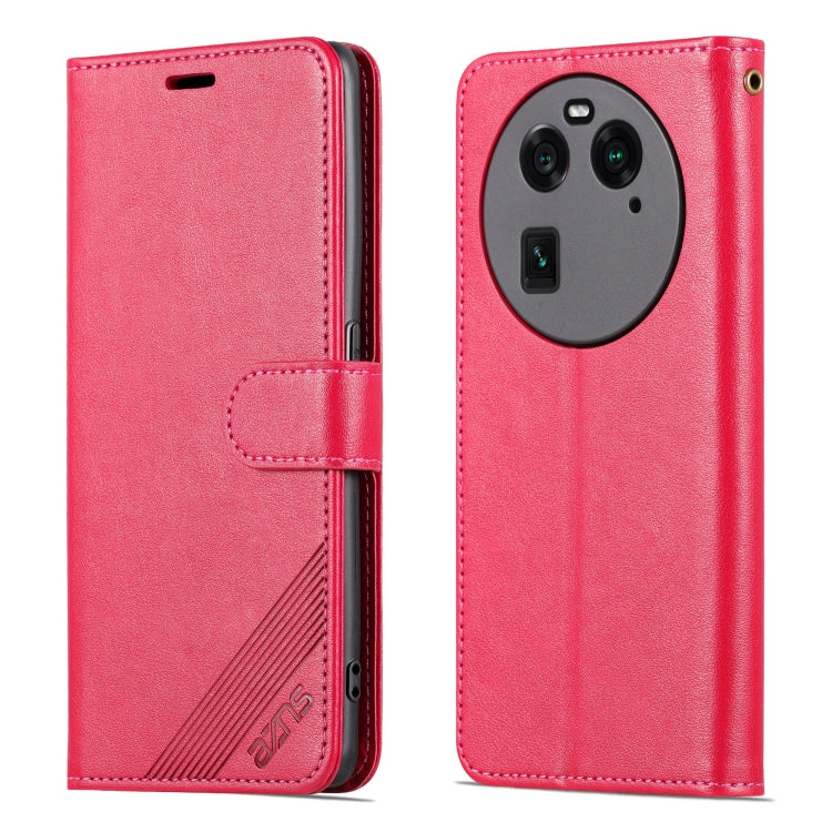 For OPPO Find X6 AZNS Sheepskin Texture Flip Leather Phone Case
